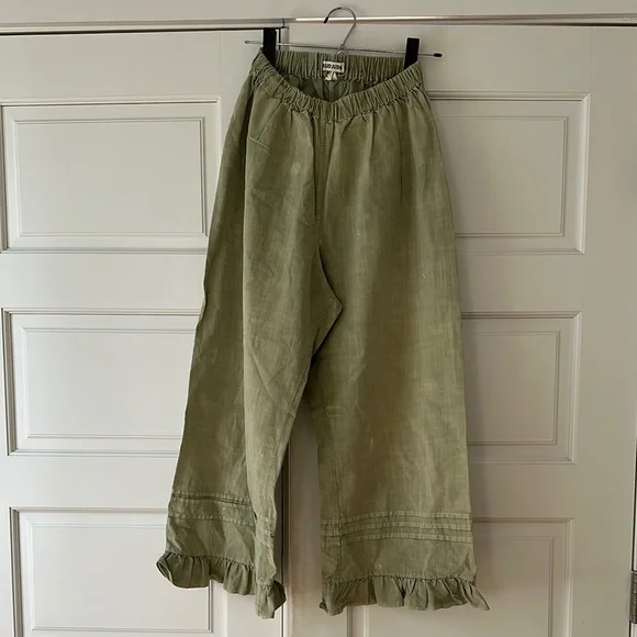 Rudy Jude Pillowcase Pants, Green Bean, xs - Picture 1 of 5